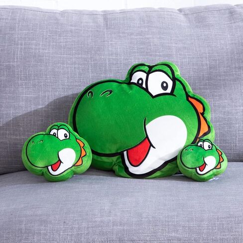 Club Mocchi Mocchi- سوبر ماريو القطيفة - Thwomp Plushie - ألعاب ماريو الإسفنجية - شخصيات ماريو القطيفة القابلة للتجميع - ألعاب قطيفة ناعمة وديكور غرفة ماريو - 6 بوصة in Kuwait