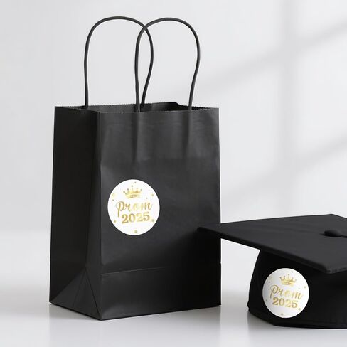 Anwyll Prom 2025 Stickers - Gold Prom Send Off Decoration 2025 60Pcs 2Inch Graduation Prom Sticker Self-Adhesive Prom Envelope Seal Label Sticker for Prom Season Night Party Favor Gift Wrap Invitation in Saudi Arabia