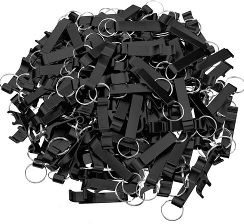 150 Pieces Metal Bottle Opener Split Key Ring Chain Keychain Bulk Aluminum Pocket Claw Bar Soda Beverage Beer Bottle Opener Personalized Wedding Party Favors Openers in Saudi Arabia