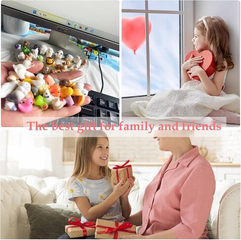 45Pcs Mini Resin Farm Animals, Tiny Resin Animals to Hide,Miniature Farm Figurines Animal Bulk for Dollhouse Decor Accessories Garden Landscape Aquarium Potted Party Toys DIY Office Classroom Activity in Saudi Arabia