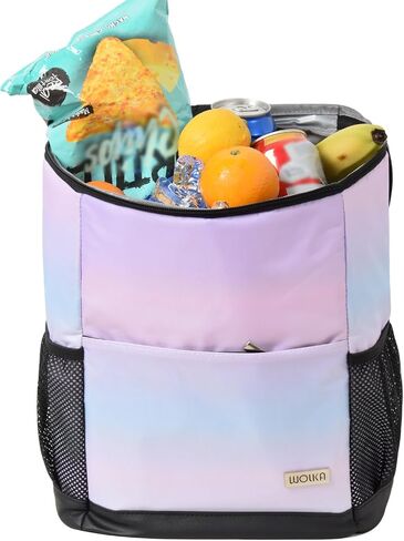 Wolka Cooler Backpack 30 Cans,Portable Backpack Coolers Insulated Leak Proof,Waterproof Soft Sided Cooler Bag for Travel,Beach,Camping,Picnic,Lunch Backpack for Women (Water Elf) in Kuwait
