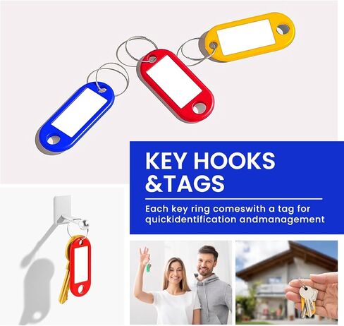 Portable Zippered Key Case with Handle，Fireproof & Waterproof Key Organizer with 54 Hooks and Tags Key Storage，Key Box Organizer for Estate Sales, Hotel Executives, Landlord, Car Rental in Saudi Arabia