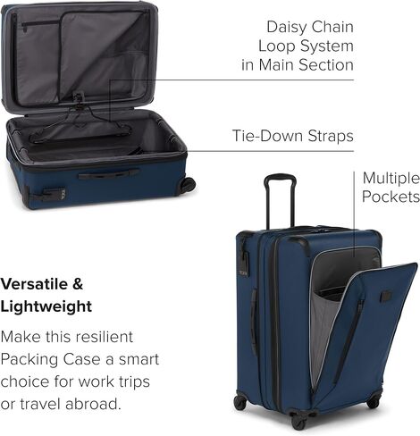 TUMI - Aerotour Continental Expandable 4 Wheeled Carry-On - Carry On Suitcase for Domestic & International Travel - Navy in Saudi Arabia