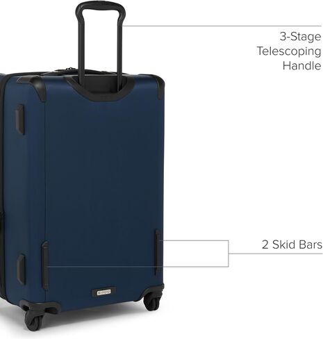 TUMI - Aerotour Continental Expandable 4 Wheeled Carry-On - Carry On Suitcase for Domestic & International Travel - Navy in Saudi Arabia
