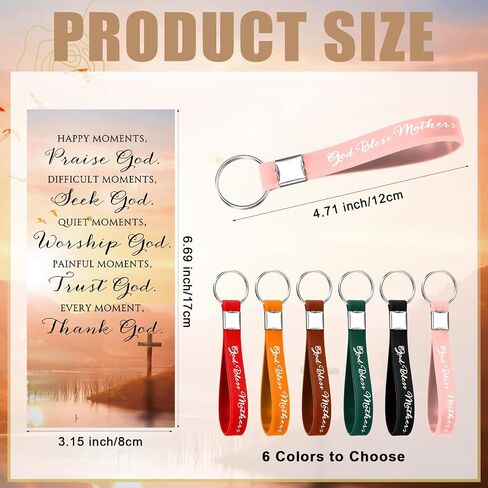 148 Pcs Mother's Day Church Gifts Bulk 36 God Bless Mother Keychains 36 Religious Bible Verse Pens with 36 Inspirational Prayer Cards 40 OPP Bags for Mothers Day Women Christian Gifts in Saudi Arabia