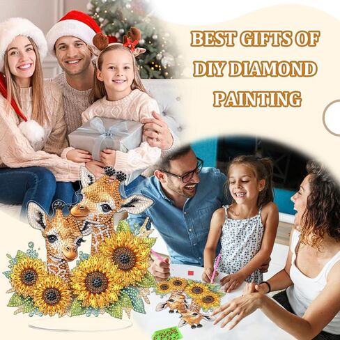 Bowetile Dolphin Diamond Art Desktop Ornaments Kits for Adults Beginners, 5D Special Shape Diamond Art Painting Animals Tabletop Ornaments, Crystal Gem Art Painting for Home Table Decor Crafts Gift in Kuwait