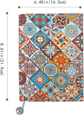 Chinese Retro Style a5 Book Covers for bibles and paperbacks,Book Sleeve Protector, Book Cloth for smutty Book Lovers Gifts 8.4x6.1x1 inches (A Book Cover, A5) in Kuwait