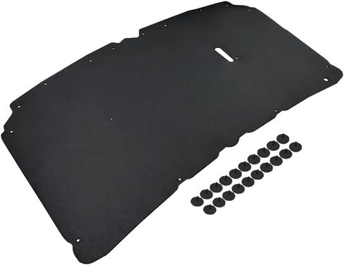 Truck Under Hood Insulation Pad w/Clips Compatible with Ford F150 1992-1996 & with Ford F250 F350 1992-1997 in Saudi Arabia