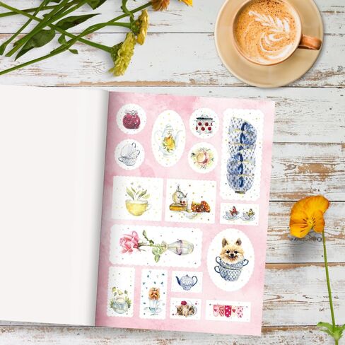 Daphne's Diary Sticker Book | 750 Creative Stickers | Ideal for Diaries, Scrapbooks, and Bullet Journals | an Inspiring Book Full of Art Illustrations, Lifestyle, and Decorative Stickers in Saudi Arabia