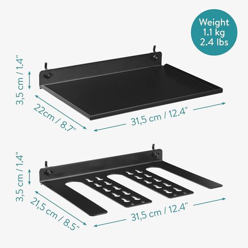 Navaris Drill Holder for Pegboard or Wall - Tool Organizer Storage Accessories - Wall Mount Rack for Pegboards, Garage Walls, Power Tools in Saudi Arabia