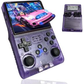 وحدة التحكم في اللعبة المحمولة مع 30000 لعبة رجعية ، 3.5 بوصة Mini HD IPS شاشة Retro Console ، 3800mAh سعة ، بطاقة 256G مدمجة ، دعم HDMI و TV Outpu