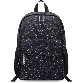 Zicac Unisex DIY Canvas Backpack Daypack Satchel Backpack