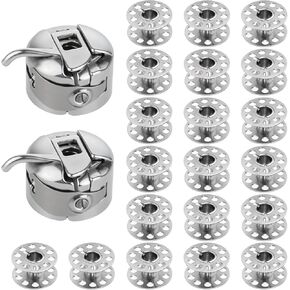 2 PCS Metal Bobbin Case و 20 PCS Machine Machine Prokslin