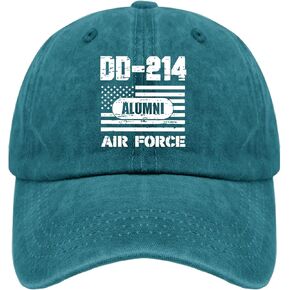 Dd-214 Us Alumni Military Hat Blue Hat Pigment Black Womens Baseball Hat Gifts for Girlfriends