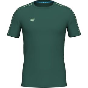 ARENA Men's Team T-Shirt 100% Cotton Slim Fit Short Sleeve Casual Athletic Wear