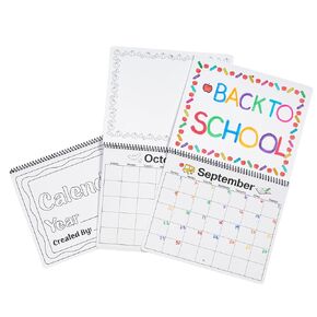 Colorations Decorate Your Own Calendar- Set of 12