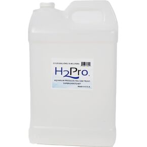 H2Pro 2.5 جالون ماء Aquarium Mater مع غطاء 2.5 غال - حاوية بلاستيكية فارغة للصيانة
