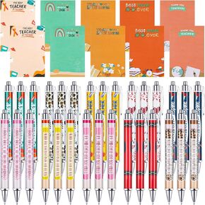 60 PCS مدرس معلم مع هدايا تقدير مدرس أقلام هدايا التخرج للمعلم لطيف الملاحظات لزجة المعلم أقلام المعلم للقيام بوسادات المذكرة القلم للمعلم (جميل) in Kuwait