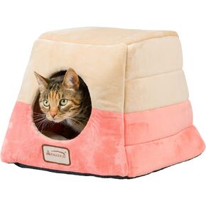 Armarkat Cat Bed, C07CCS/MH, Orange and Beige