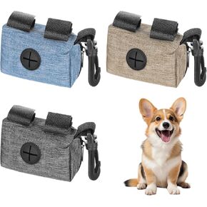 3 PCS DOG DOCK DISTENS ، حامل حقيبة نفايات الكلاب لجميع مقود مرفق الجرو حقيبة حقيبة سحاب مع مقطع CARABINER للقطط الكلاب الحيوانات الأليفة