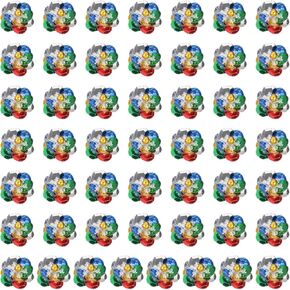 PATIKIL 100 Pcs Sequin Bead Flowers Patches, 0.8"/2cm Flowers Applique with Crystal Beaded Sew on Cloth Patch for Dress Garment Shoes Bags Accessory DIY Clothes Craft, Orange