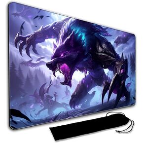Playmat for MTG و TCG ، Magic the Gathering Card Game Play Play ، وسادة مكتب حيوانات مطاطية غير قابلة للانزلاق للمشغل ، مع أكياس تخزين ، 24 × 19 بوصة (MVT)