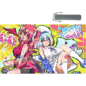 ygo playmat Duel Mat Gaming Competition Pad Mat Card Binder Deck 23.6x13.7in (5)