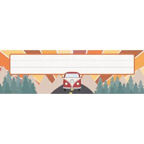 Teacher Created Resources Moving Mountains Road Trip Flat Name Plates (TCR9236)