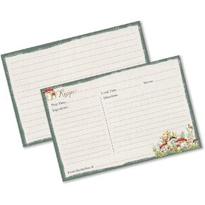 LANG Woodland Mushrooms 4x6 Recipe Cards (2015118)