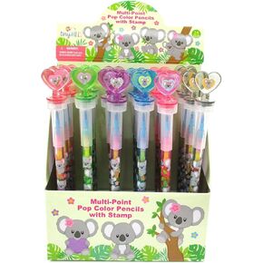 Tinymills 24 PCS Koala 2 في 1 تلوين تكديس قابل للتكدي