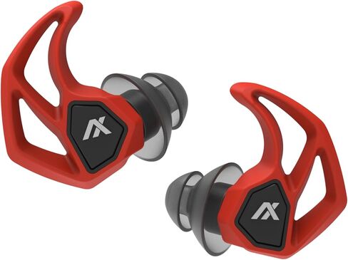 AXIL X30i Noise Reduction Ear Plugs - Black - Hear-Through Mode Hearing Protection for Concerts, Live Events, Shooting, Sports - 25dB Reusable Foam and Silicone Eartips with Carrying Case in Kuwait