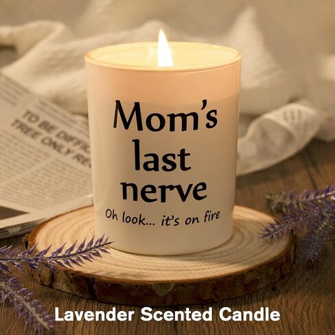 Scented Candle, 5.5oz Lavender Aromatherapy Candle 100% Natural Soy Wax Candles for Home Scented 35 Hour Burn, Strong Aroma Black Jar Candles Stress Relief Gifts for Women Men Birthday in Kuwait