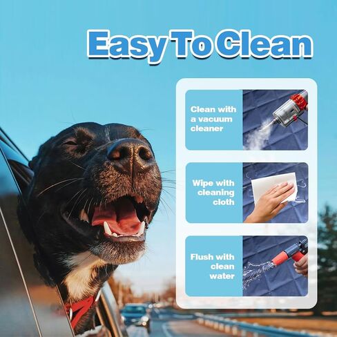 Back Seat Extender for Dogs with Escape-Proof Dog Car Barrier, Upgrated Firm Frame Dog Seat Cover for Back Seat Hard Bottom Holds 400lbs, WaterproofDog Travel Bed Backseat Cover for Car&SUV in Saudi Arabia