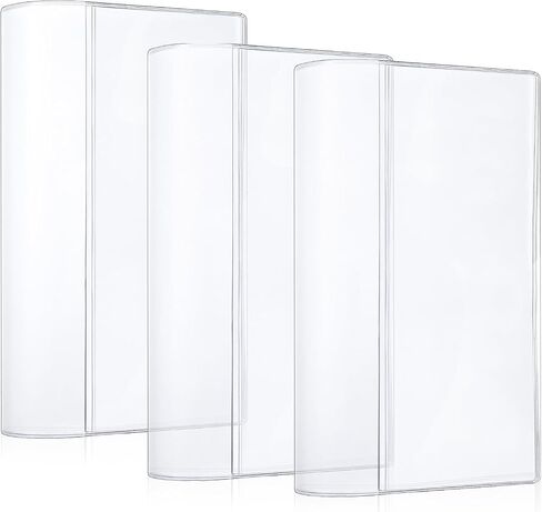 3PCS Clear Book Cover, A6 Notebook Cover, Clear Plastic Sleeves for Notebooks, Rocketbook, Scrapbook Supplies, A6 Notebook Accessories in Kuwait