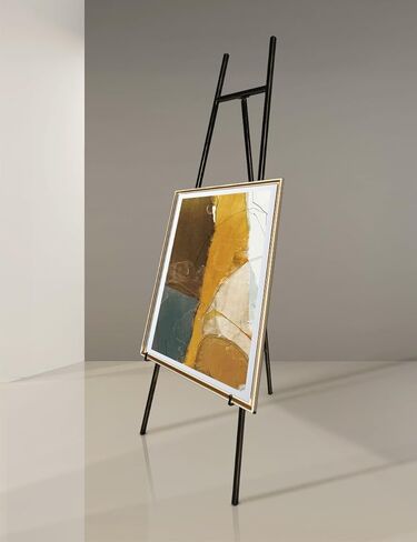 Iron Adjustable Arts & Crafts Easels,Metal Easel Stand with Chain Support for Mirror,58 Inch Floor Easels for Display Wedding Sign(Gold) in Kuwait