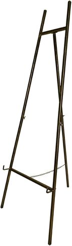 Iron Adjustable Arts & Crafts Easels,Metal Easel Stand with Chain Support for Mirror,58 Inch Floor Easels for Display Wedding Sign(Gold) in Kuwait