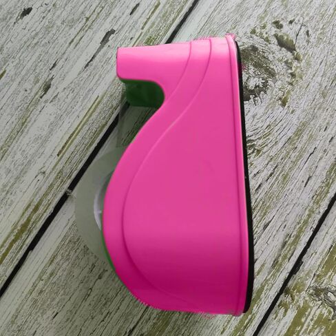 Non-Skid Tape Dispenser Adhesive Tape Roll Cutter for Desk Hot Pink Small Office Desktop Tape Dispenser Heavy Duty 3/4 Inch Core (Rose Red) in Kuwait