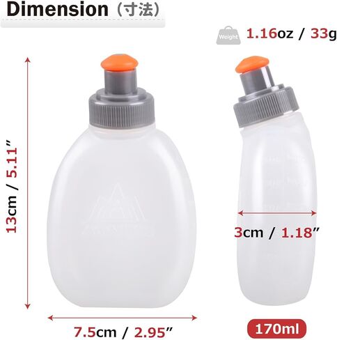 Azarxis Ultralight Running Vest Pack Reflective Breathable Hydration Backpack with Water Bottles for Men Women Hiking Camping Marathon Cycling Race (Blue with 2 Pack 250ml Water Bottles) in Kuwait