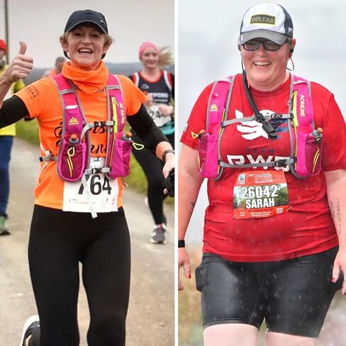 Azarxis Ultralight Running Vest Pack Reflective Breathable Hydration Backpack with Water Bottles for Men Women Hiking Camping Marathon Cycling Race (Blue with 2 Pack 250ml Water Bottles) in Kuwait