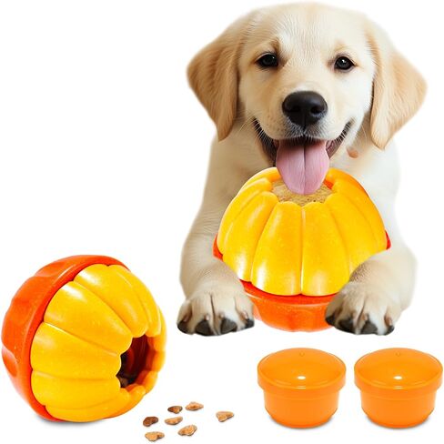 2 in 1 Dog Frozen Treat Toy Treat Dispensing Indestructible Dog Toy Chew Toys, Interactive Dog Puzzle Toy, Slow Food Training, Relieve Boredom and Stimulating for Small Medium Large Dogs in Saudi Arabia