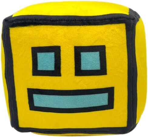 4.7" Geometry Cube Plush Toys Stuffed Plushie Doll Small Pillow Pendant Game Cute Kids Fans Collection Birthday Gift (4 PCS) in Kuwait