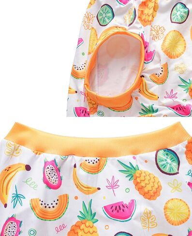 Dog Sleeveless T Shirt Yellow Fruits Prints Vest Shirt Soft Stretchy Summer Clothes for Extra Large Dog Boys Girls Shirt 3X-Large,Fruits in Kuwait
