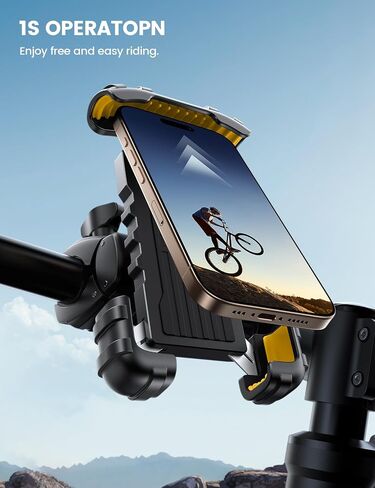 Lamicall Bike Phone Holder Mount - Motorcycle E-Bike Scooter Handlebar Clip in Kuwait