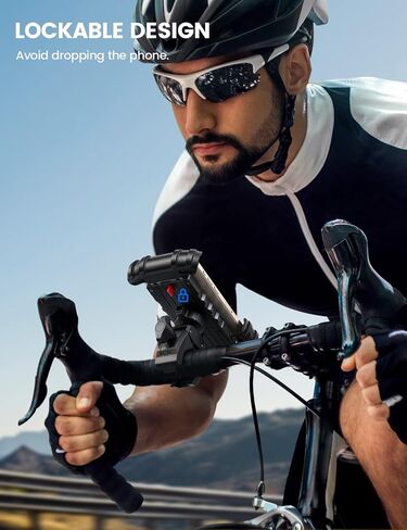 Lamicall Bike Phone Holder Mount - Motorcycle E-Bike Scooter Handlebar Clip in Kuwait