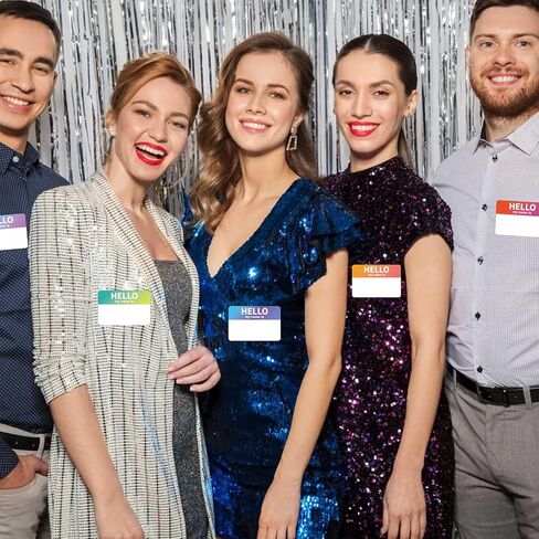 120 PCS Boho Name Tag Stickers (2.5 "x3.5) حجم كبير مرحبًا ، اسمي ملصقات للفصول الدراسية وملصقات Nametags وملصقات الأسماء للأطفال والطالب والمعلمين in Kuwait