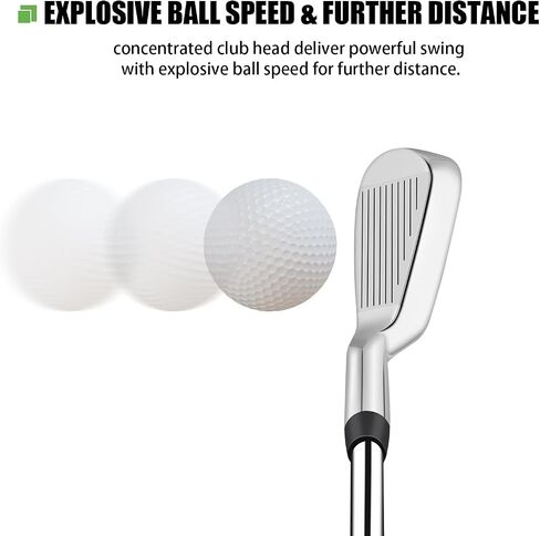 يساعد مدرب التأرجح MAZEL Mini Driver/Iron Golf Clubs على تحسين دقة وسرعة الضرب in Kuwait