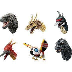 Godzilla x Kong: The New Empire - Godzilla Monster Head Magnet (Complete Set of 6), Bandai Spirits Zakka