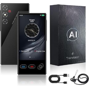 AI Language Translator Device, Real Time Translator Device, 2025 Instant Translator with 148 Languages/ChatGPT/Photo Translator for Business, Learning, Travel