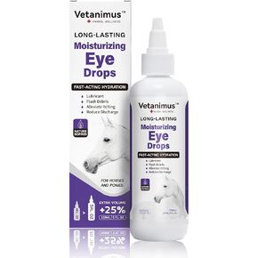 انخفاضات العين المرطبة المنعشة 150 مل/5 fl.oz للخيول والموانئ ترطيب سريع المفعول