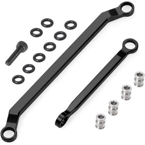 Mohero CNC الألومنيوم سبيكة الرابط ل 1/18 RC زاحف Redcat Ascent-18 ترقية (أحمر)